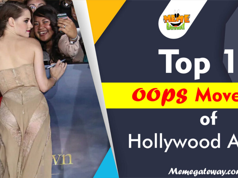 Top 10 oops Movement Of Hollywood Actress