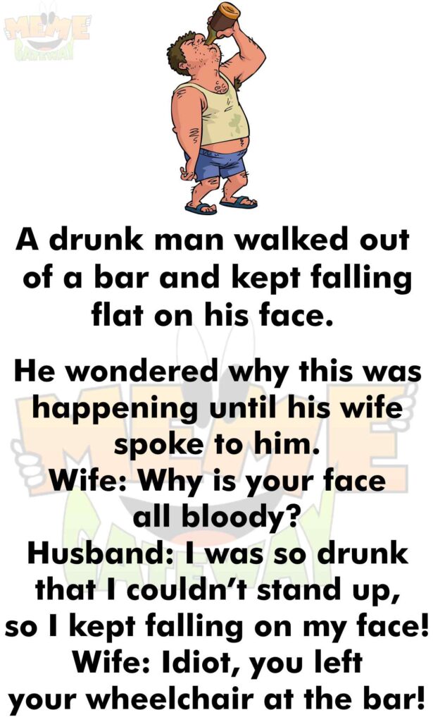 Drunk Man Out of a Bar - Meme Gateway