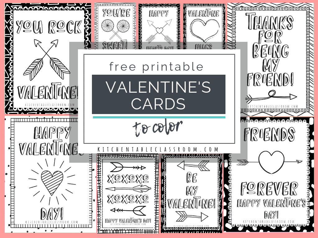 Creative Printable Valentine's Day Cards for Kids: Fun and Easy Ideas